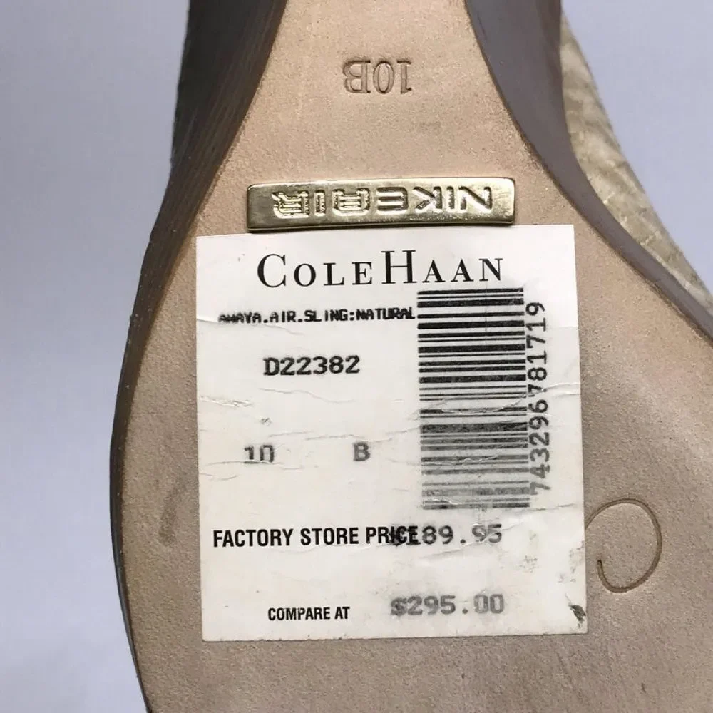 COLE HAAN Nike AIR AMAYA Wedge Heels 10 NWT $295